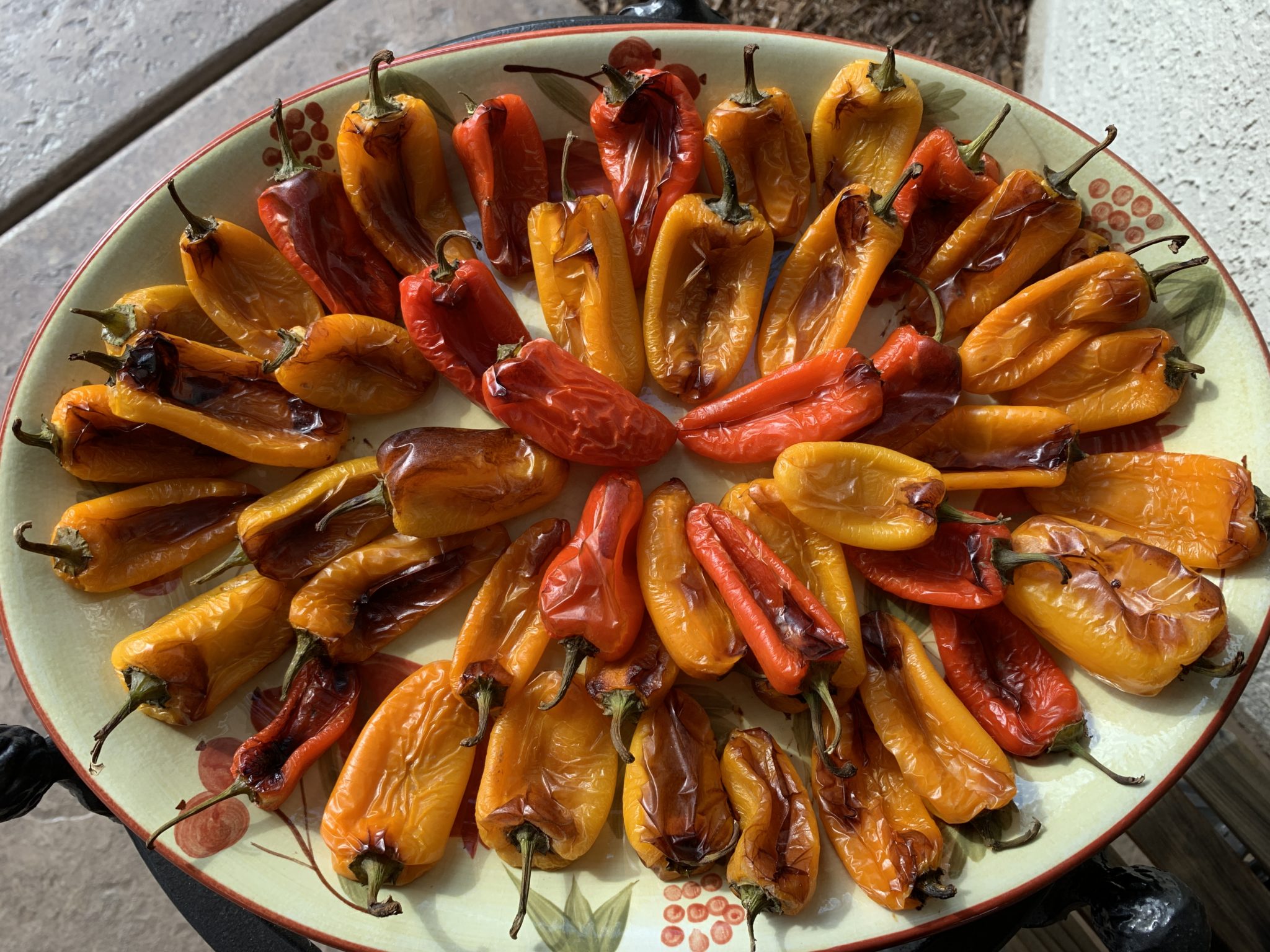 Oven Roasted Sweet Mini Peppers